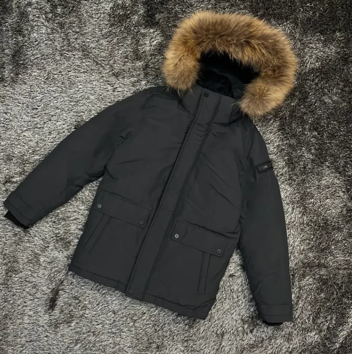 아이더 거위털 라쿤패딩 (S) 상품이미지1