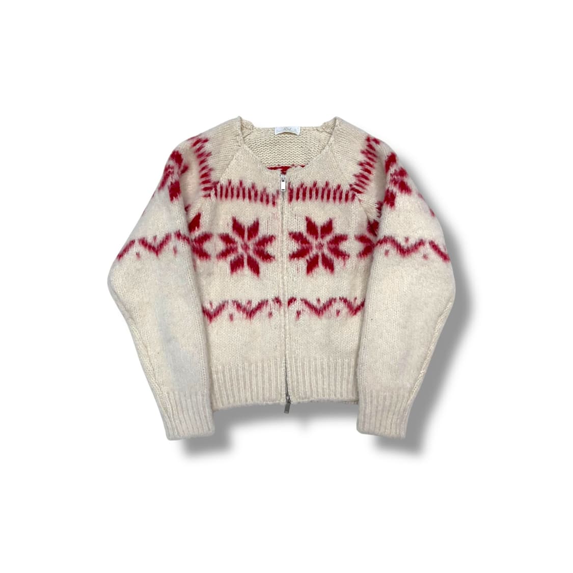 리엘 스노우볼 노르딕 니트 가디건 상품이미지3