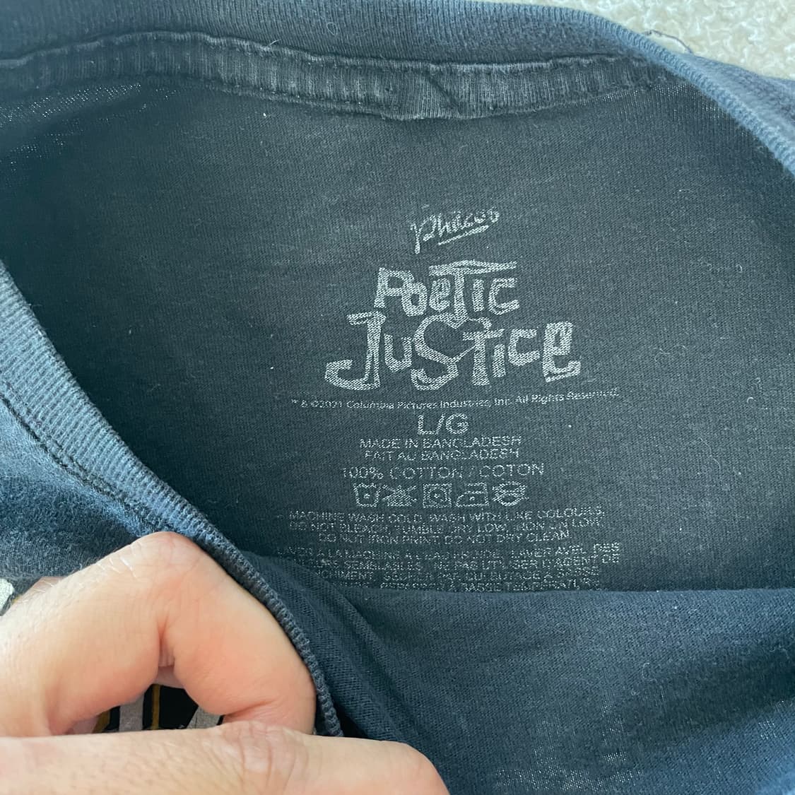 투팍 Poetic Justice 반팔티셔츠 5.5 상품이미지4