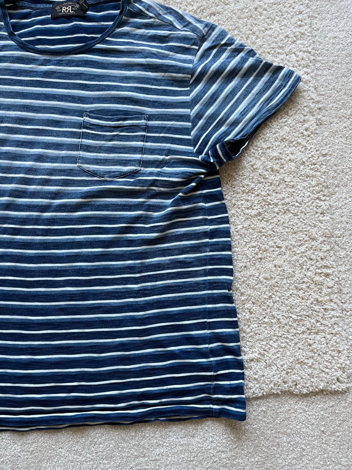 RRL 스트라이프 포켓 티셔츠 (100-105) 상품이미지3