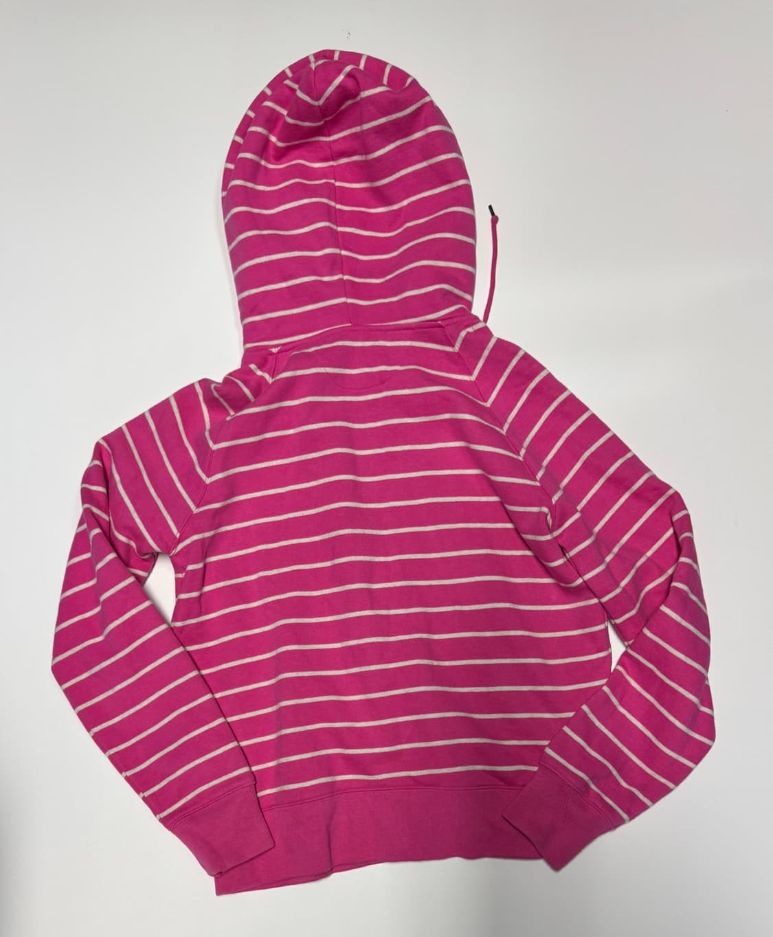 여성 GAP 갭 스트라이프 핑크 기모 후드집업 L 상품이미지2