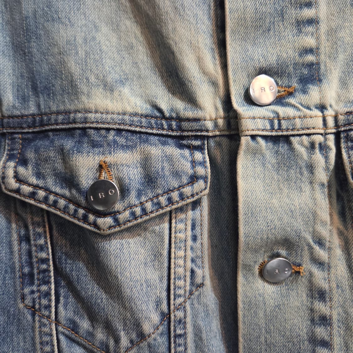 이로 컷오프 데님 베스트 상품이미지6