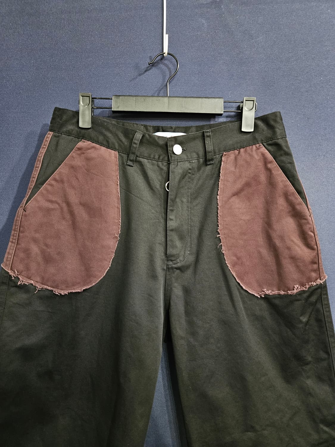 플라스틱 프로덕트 블랙 남성 허리 30 빈티지 반바지 상품이미지6