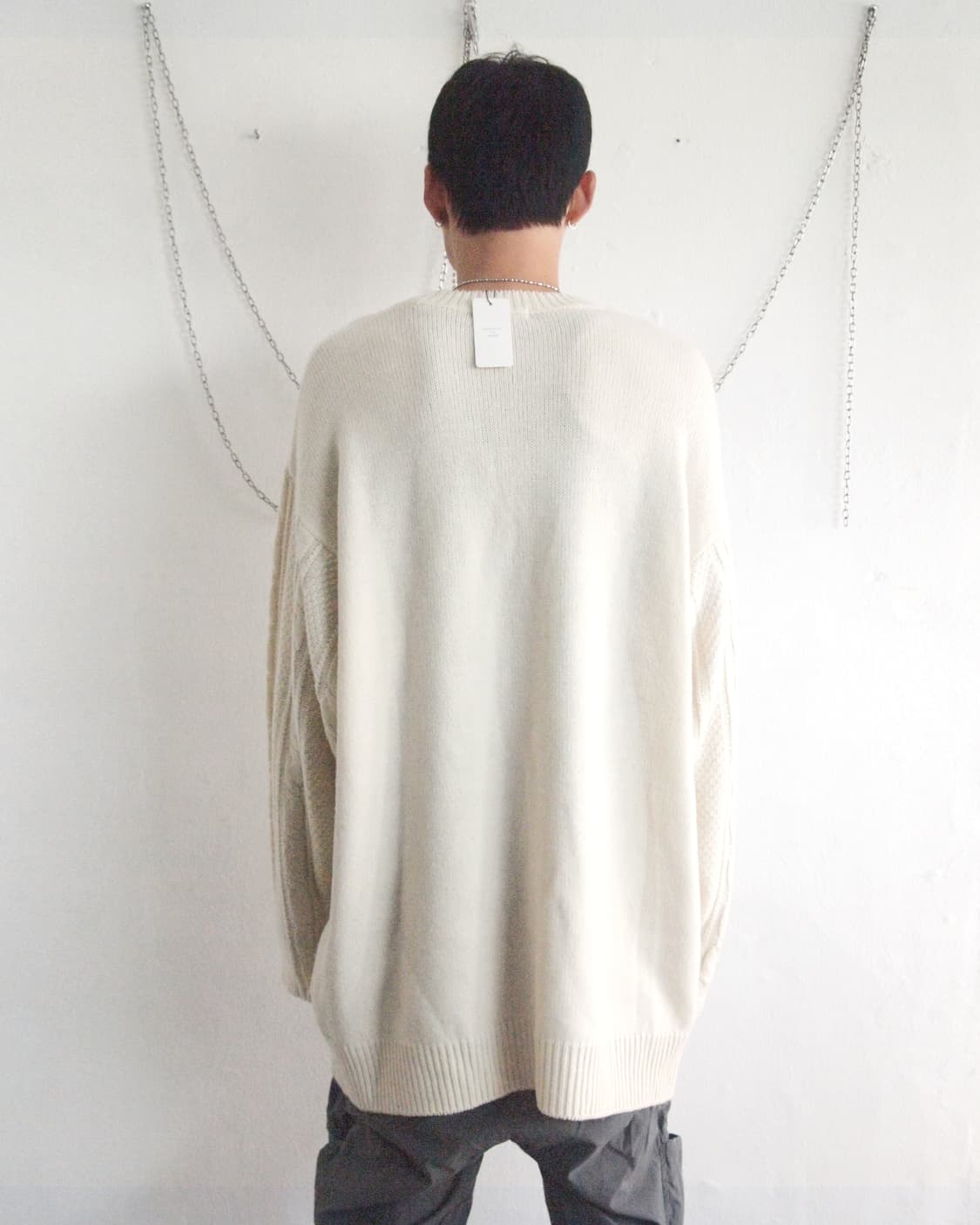 요지야마모토 Y’s 롱 레이어 니트 상품이미지2