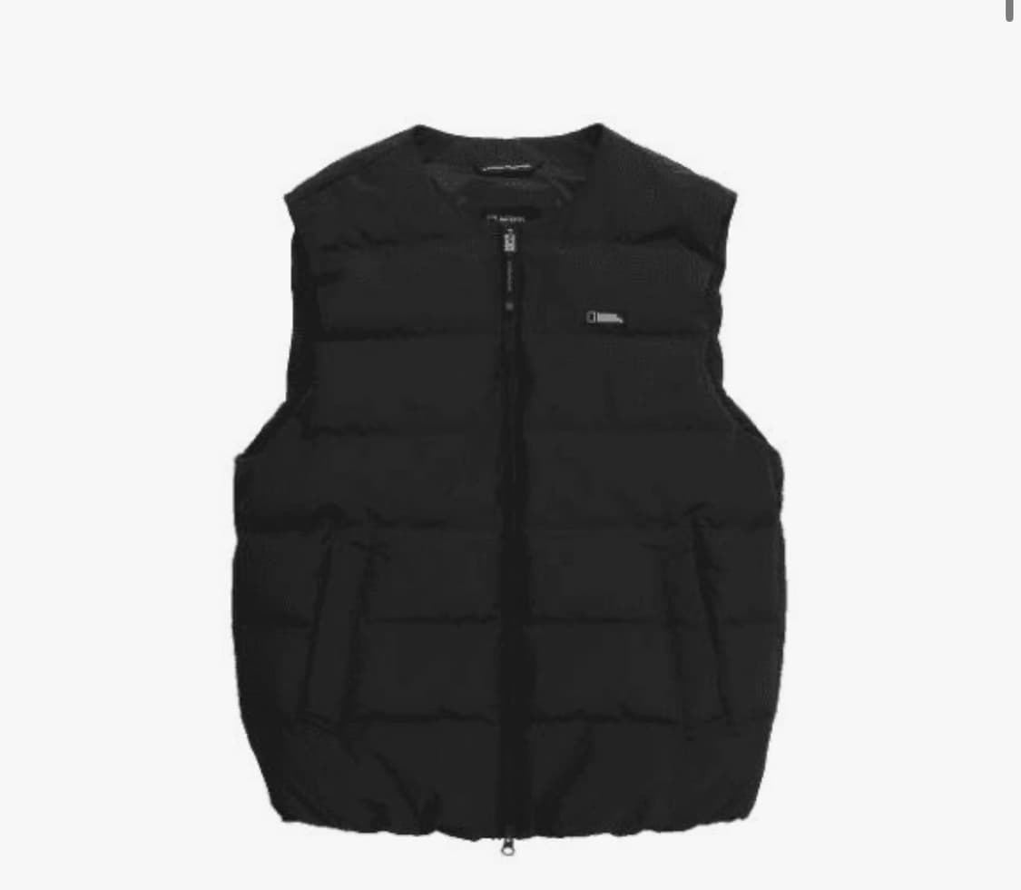 [L] 내셔널지오그래픽 U넥 구스다운 베스트 상품이미지1