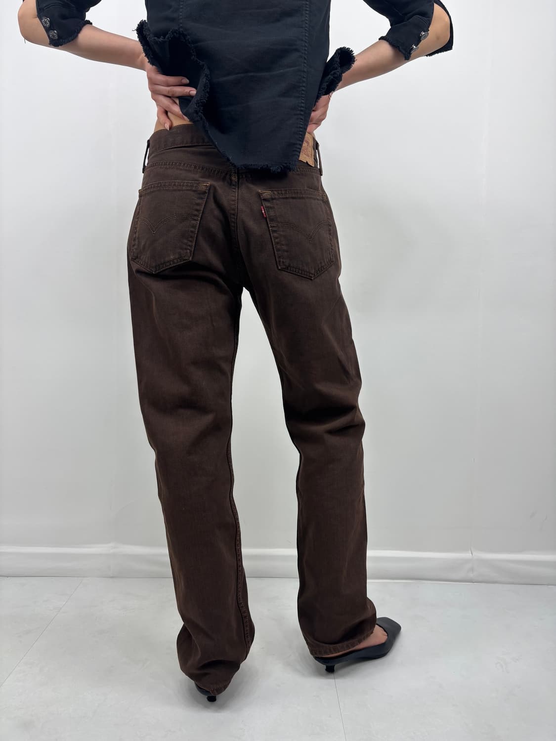 LEVIS 501 WASHED BROWN 상품이미지8