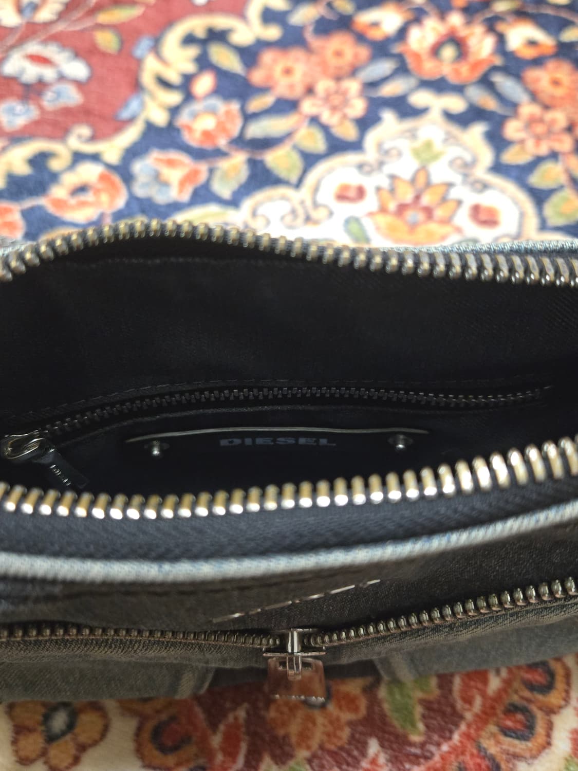 디젤 DIESEL 패치워크 데님 미니 숄더백 상품이미지7