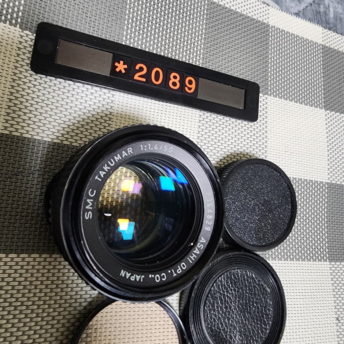 M42 마운트 타쿠마 50mm 1.4단렌즈 상품이미지2