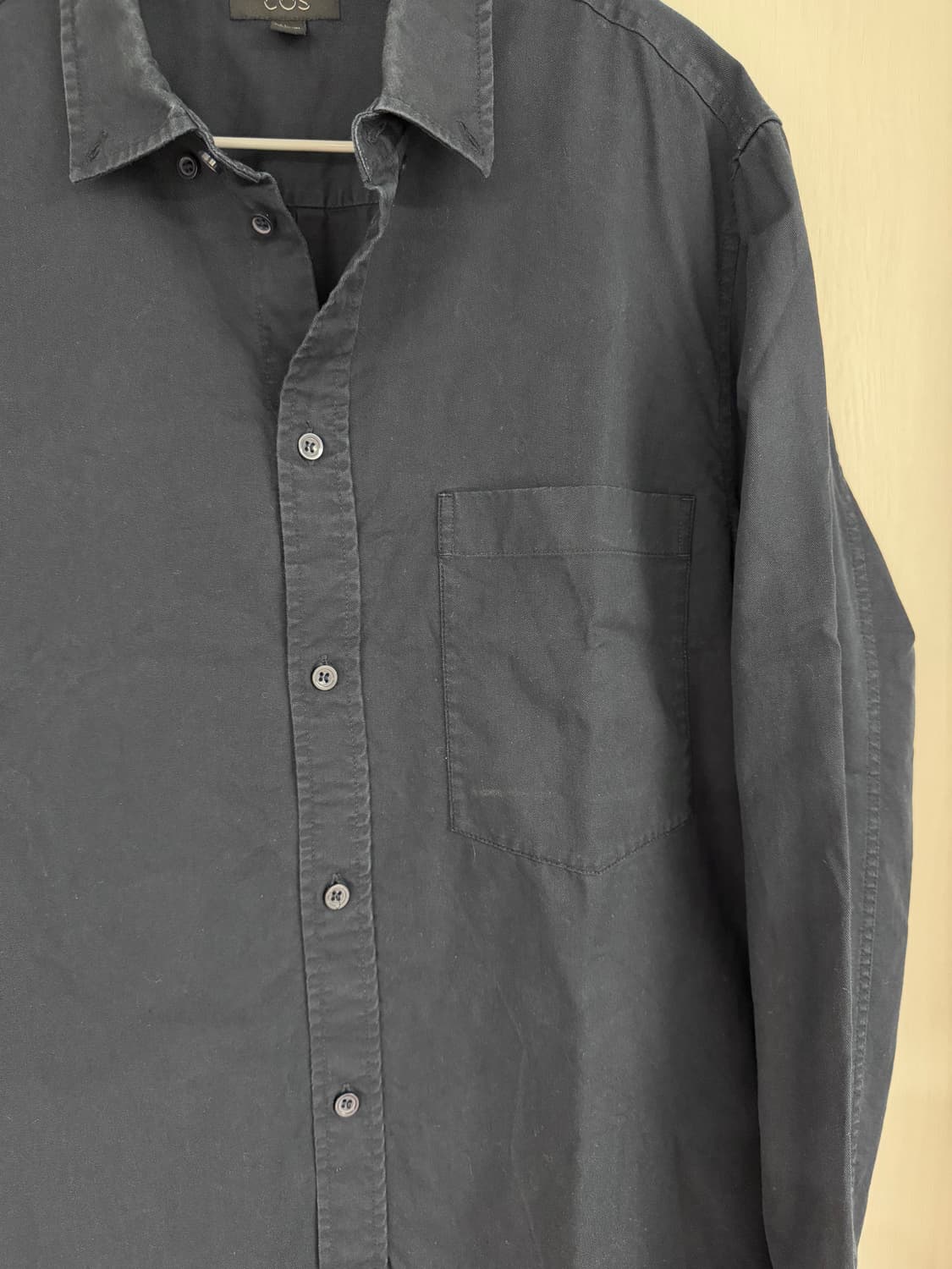 COS 코스 남성 네이비 면셔츠 L 상품이미지2