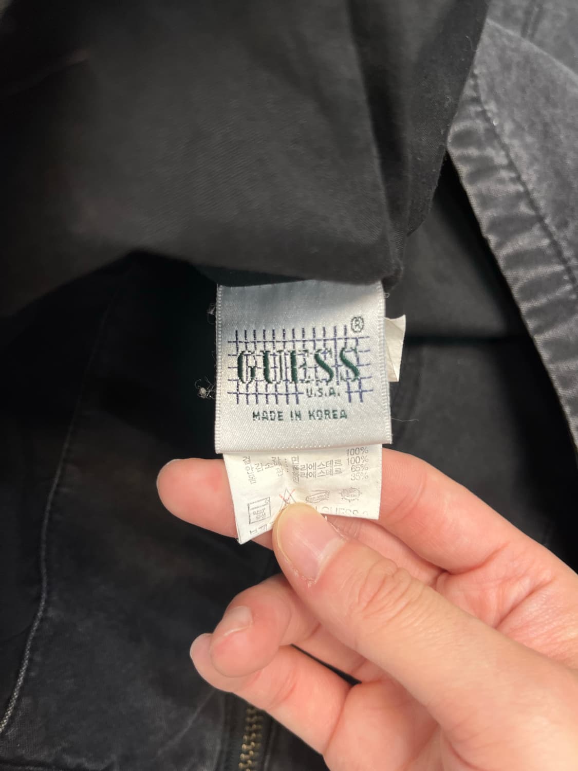 Guess black rider jean jacket 상품이미지9