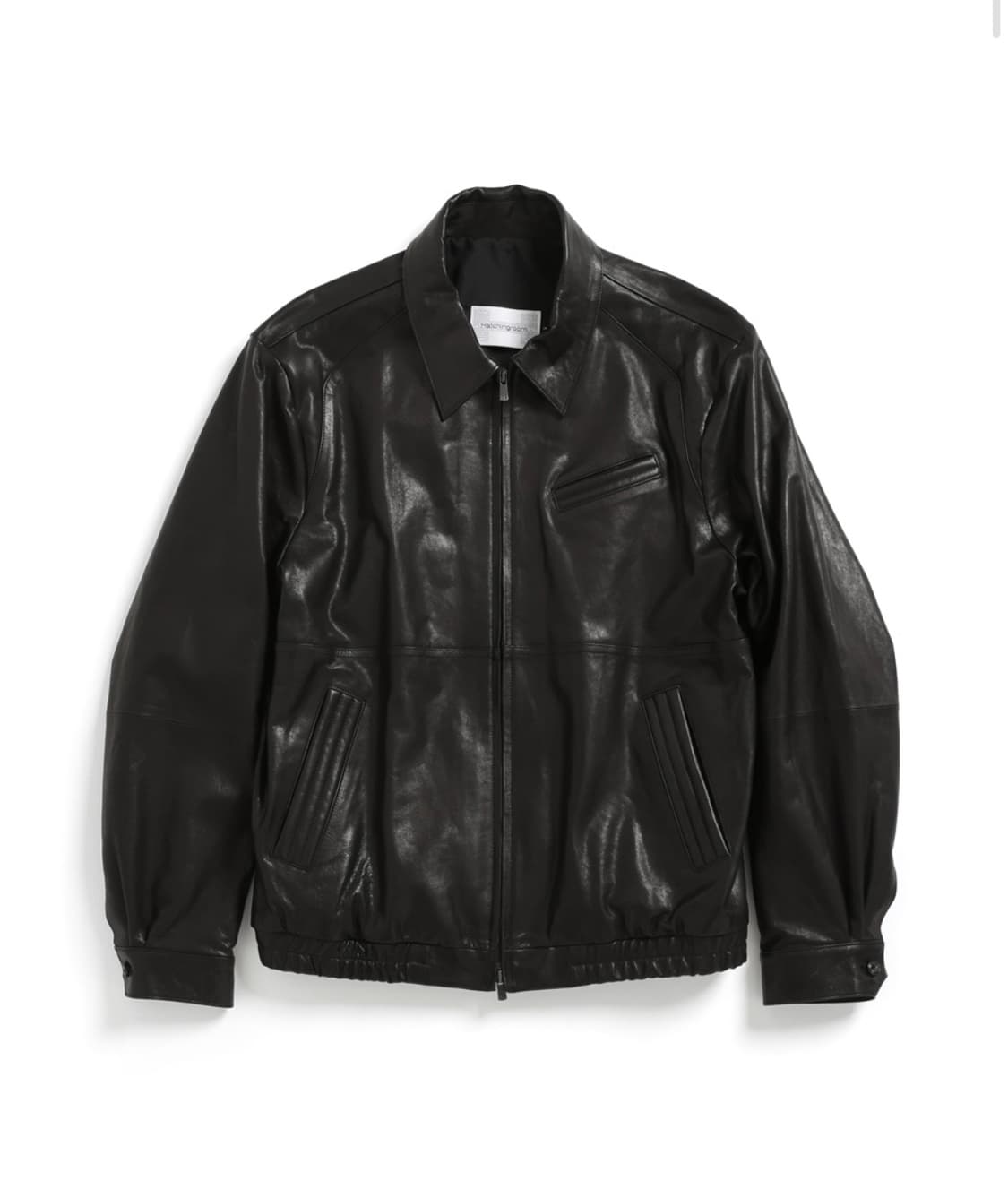 해칭룸 스티치 레더 볼륨 자켓 4 상품이미지1