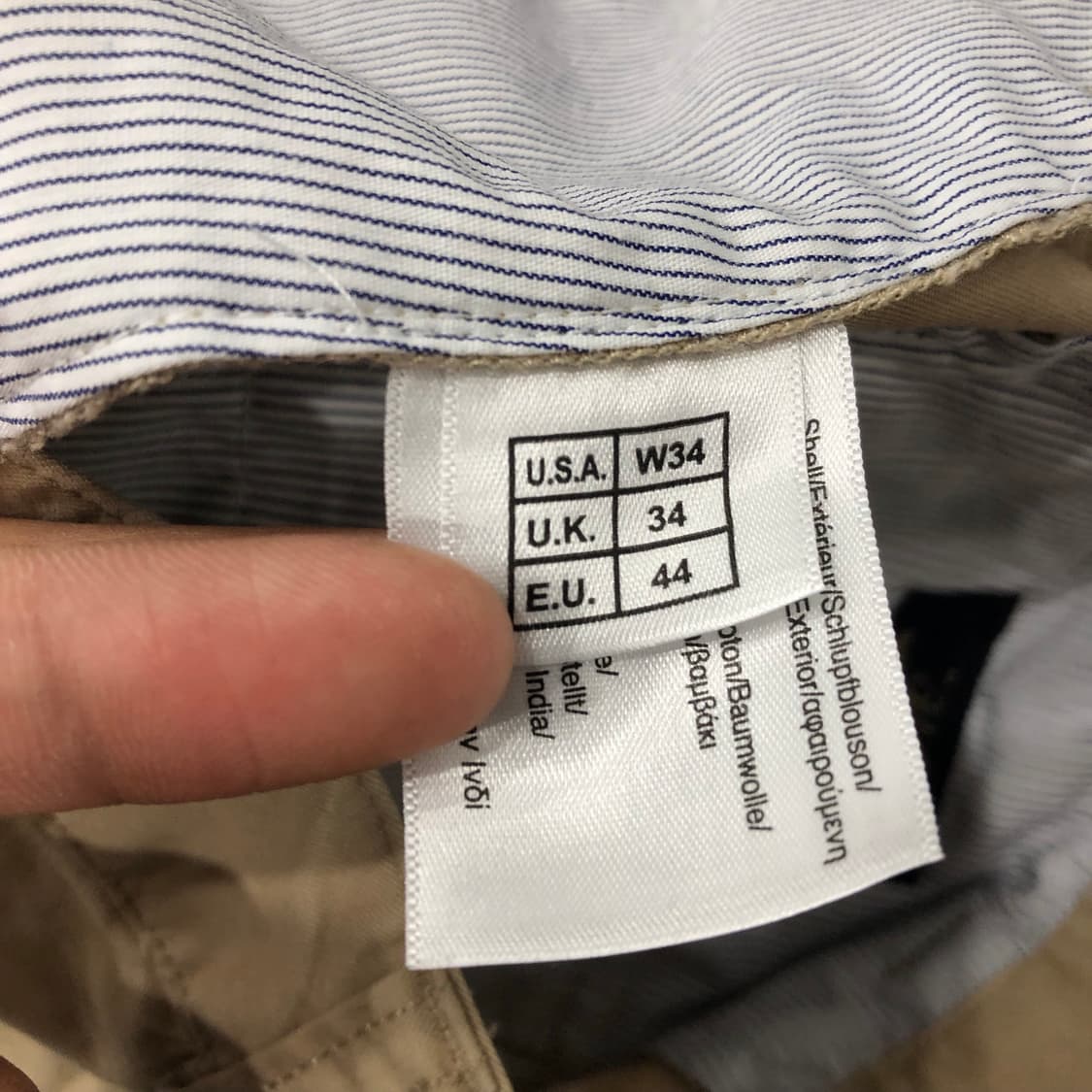 브룩스 브라더스 베이지 면 코튼 반바지 상품이미지6