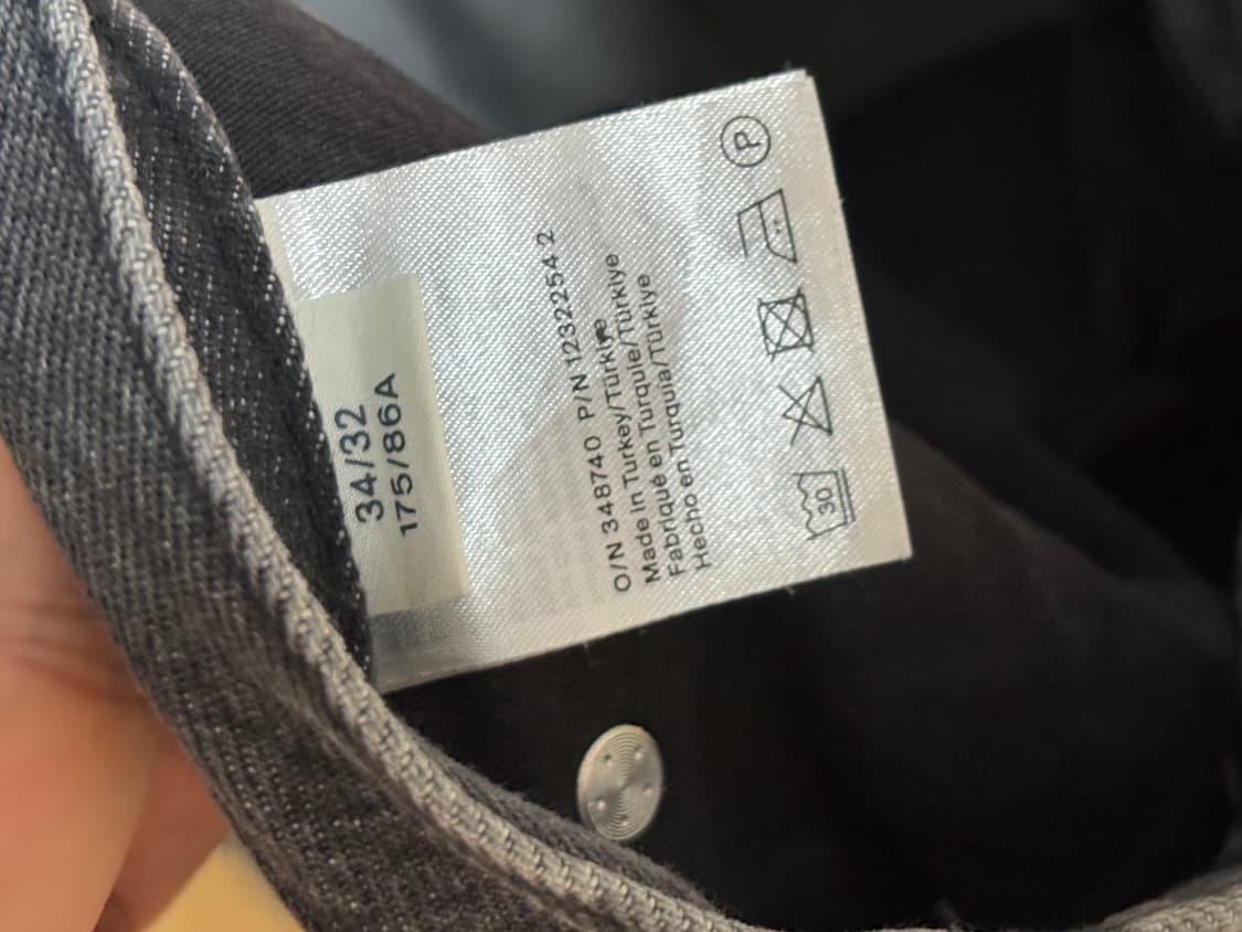 [34] cos 시그니처 데님 코스 청바지 34/32 상품이미지4