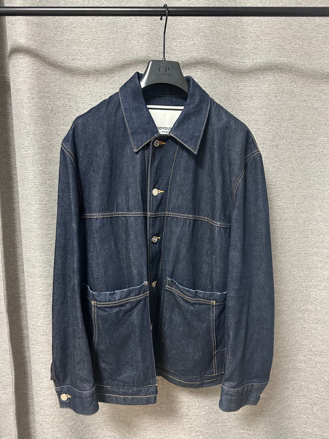 우영미 데님 초어 자켓 (48) 상품이미지1