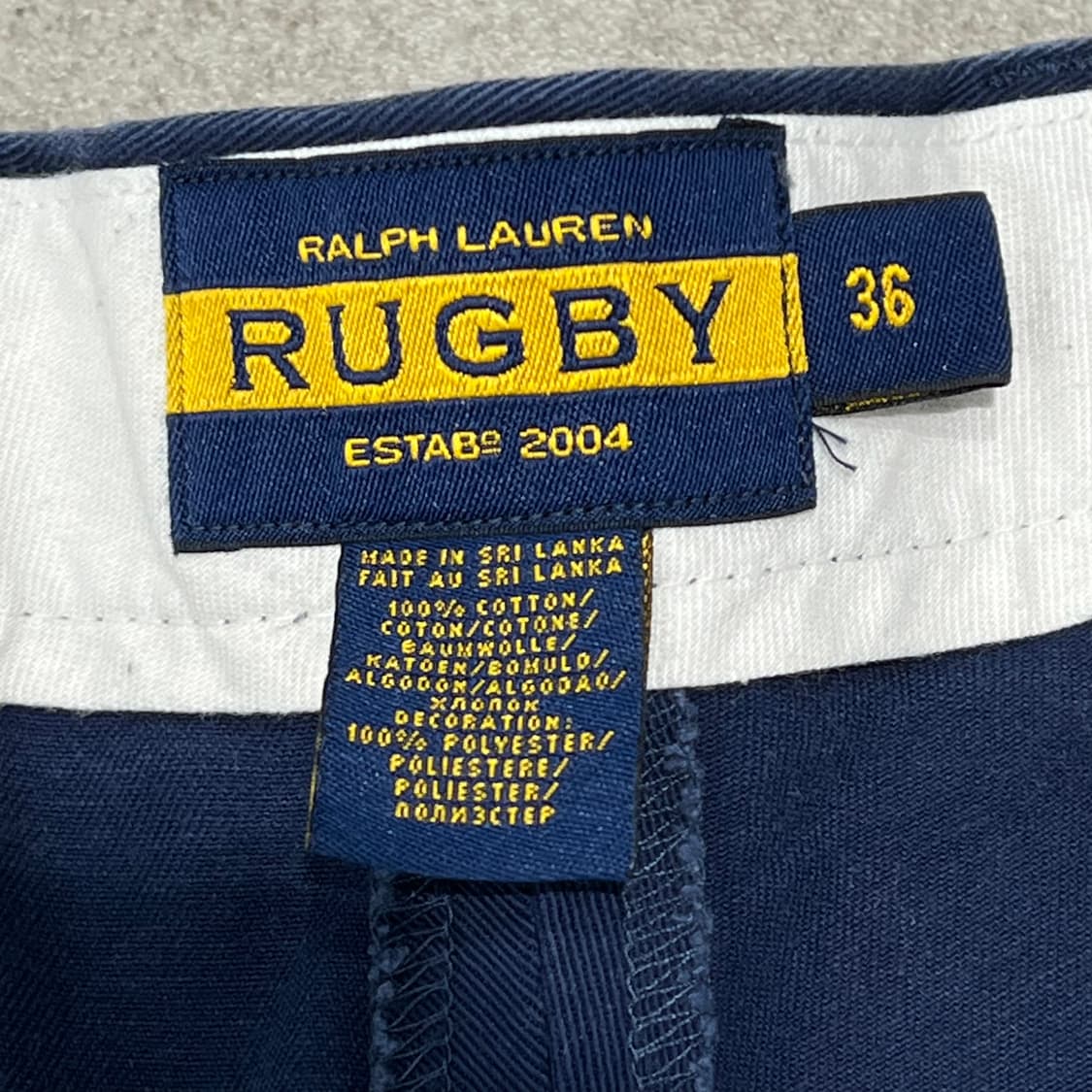 폴로 랄프로렌 럭비 스컬자수 하프팬츠 s10785 상품이미지6