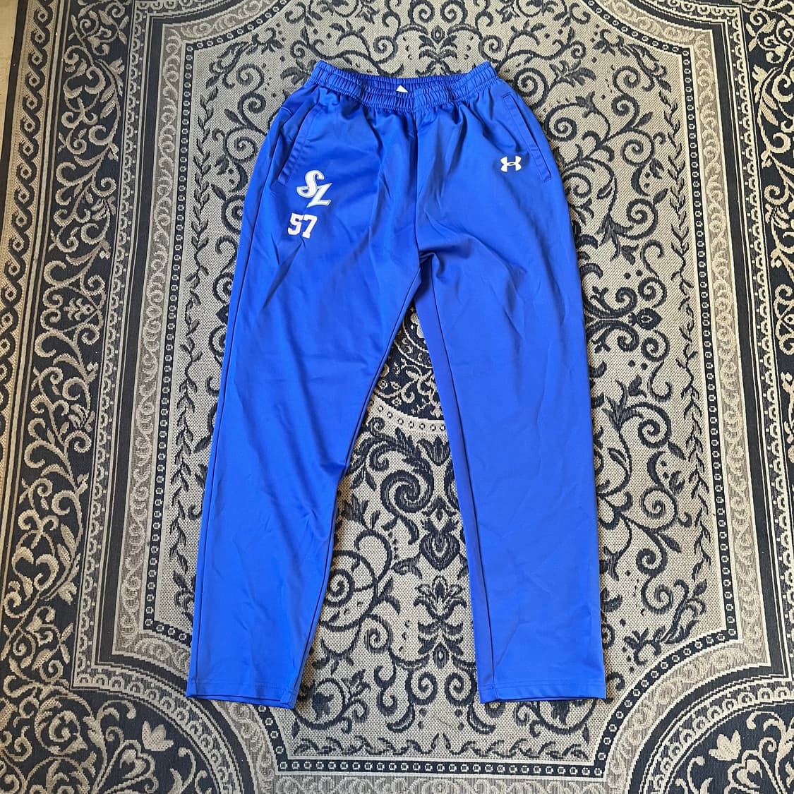 110 언더아머 삼성라이온즈 지급용 트레이닝 팬츠/W2329 상품이미지1