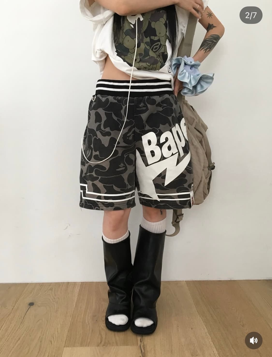 베이프 bape 반바지 상품이미지1