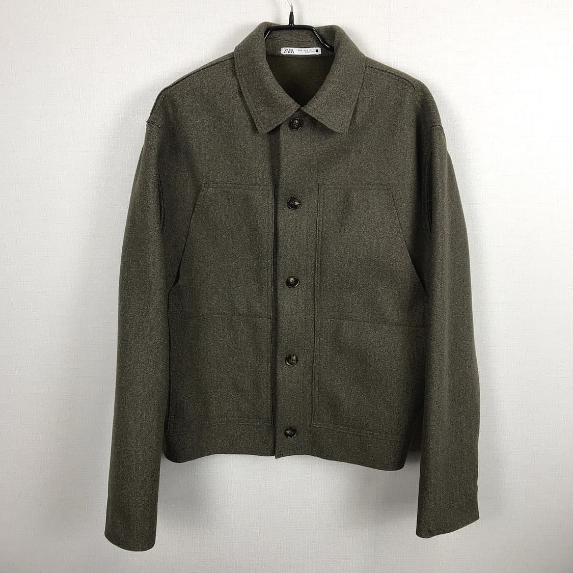 자라 zara 포켓 오버 셔츠형 자켓 남성M 상품이미지1