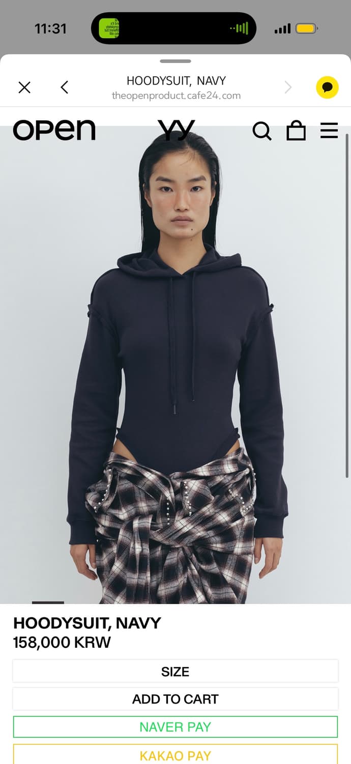 오픈yy hoodysuit navy(후드 네이비)s 상품이미지2