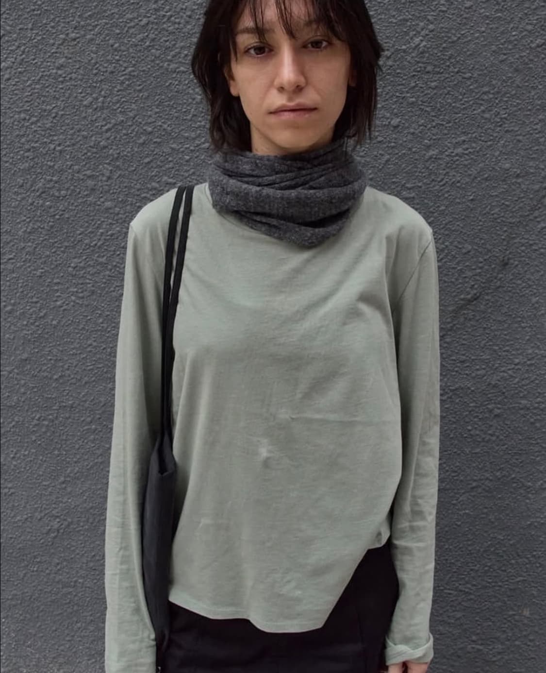 [034] long scarf grey 상품이미지2