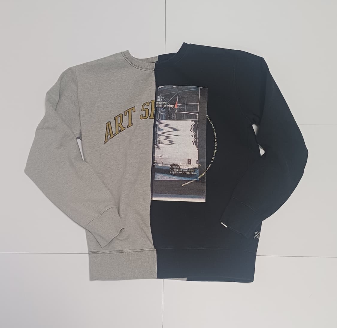 10번착용 L thisisneverthat 반반 맨투맨 상품이미지1