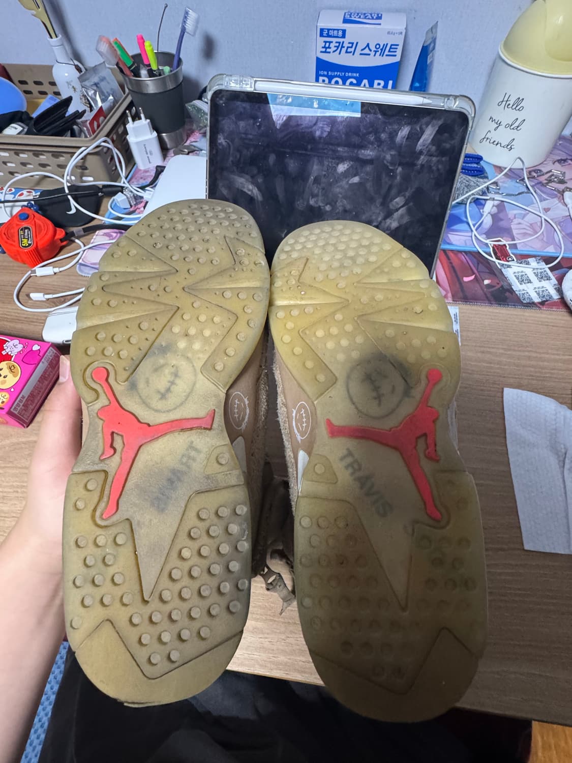 나이키 조던6 트래비스 스캇 브리티쉬 카키 상품이미지6