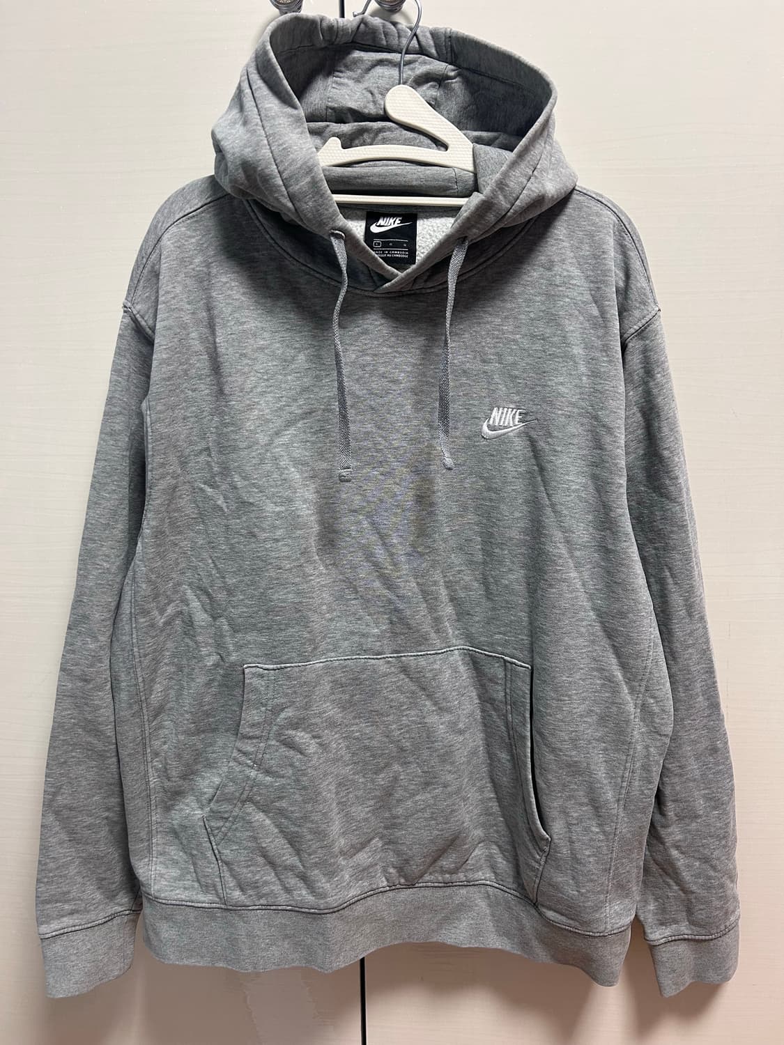 나이키 회색 후드티 L / 실측 110 상품이미지1