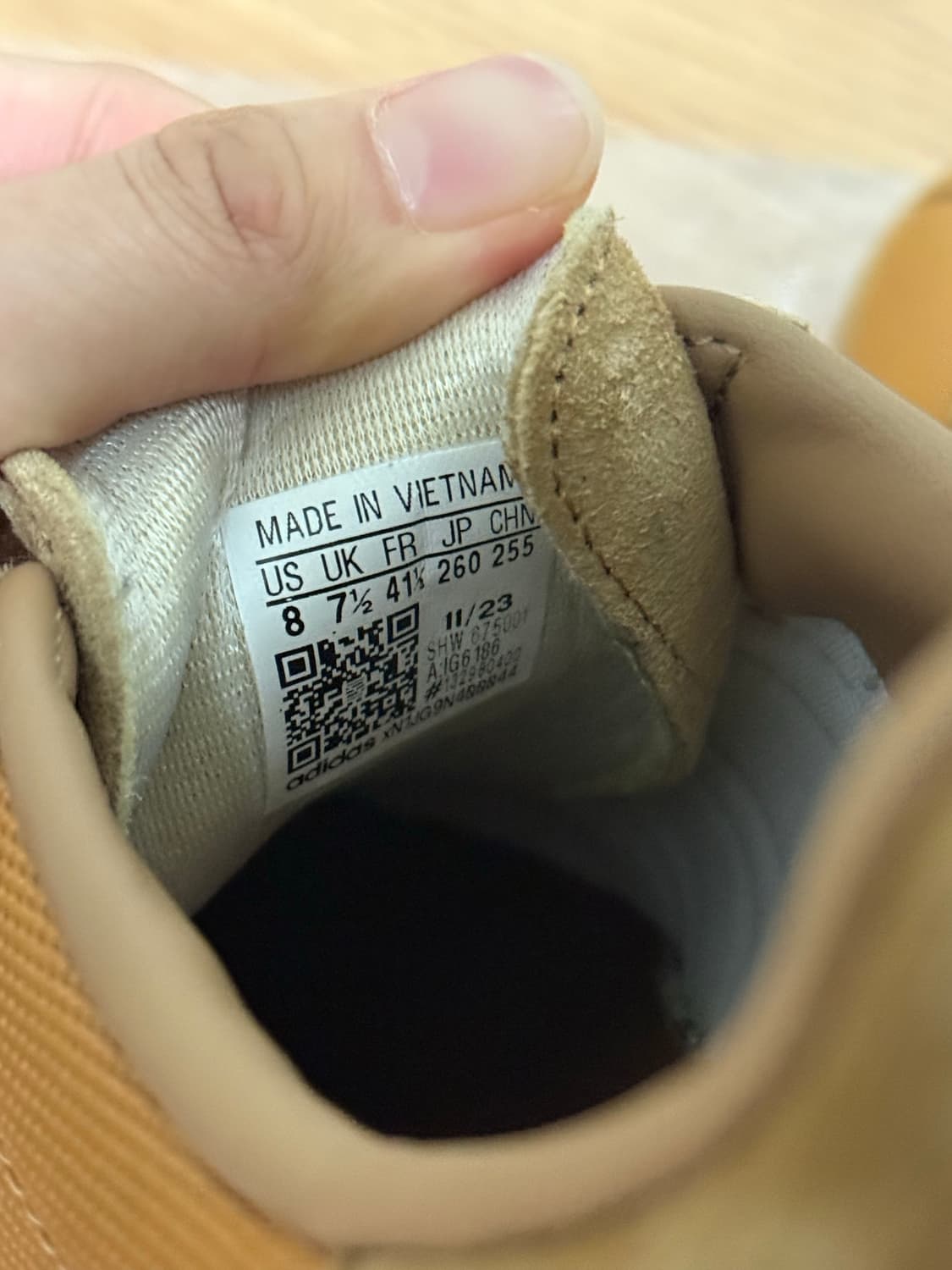 아디다스 버뮤다 메사 브라운 데저트 260 토바코맛 상품이미지7