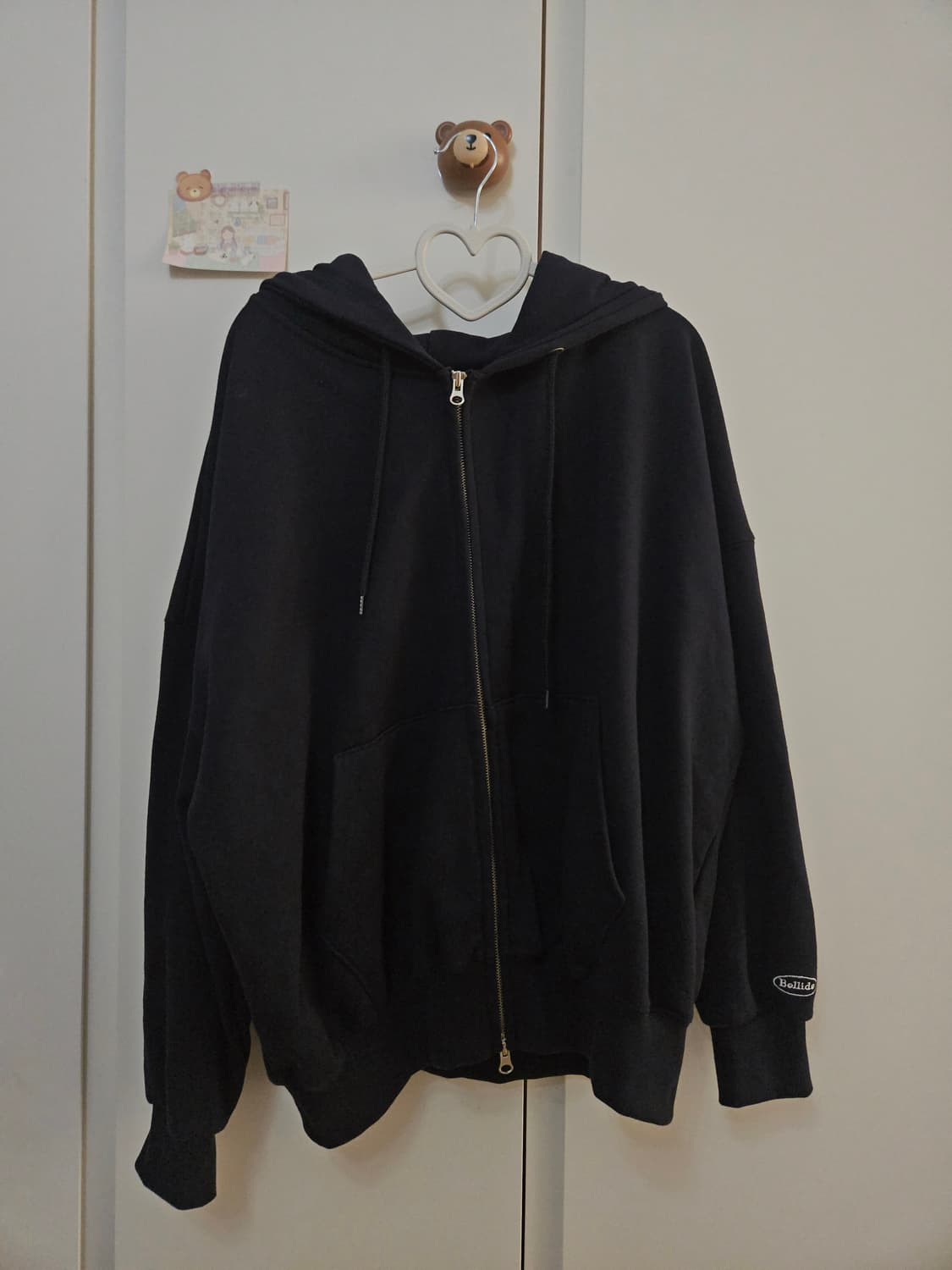 베이델리 루즈핏 투웨이 후드집업 네이비 상품이미지9