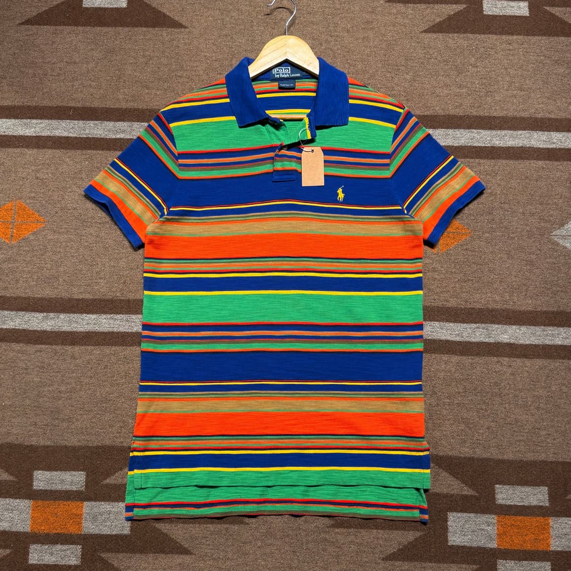 폴로랄프로렌 스트라이프 pk 반팔 카라티 L 블랭킷 코튼 상품이미지2
