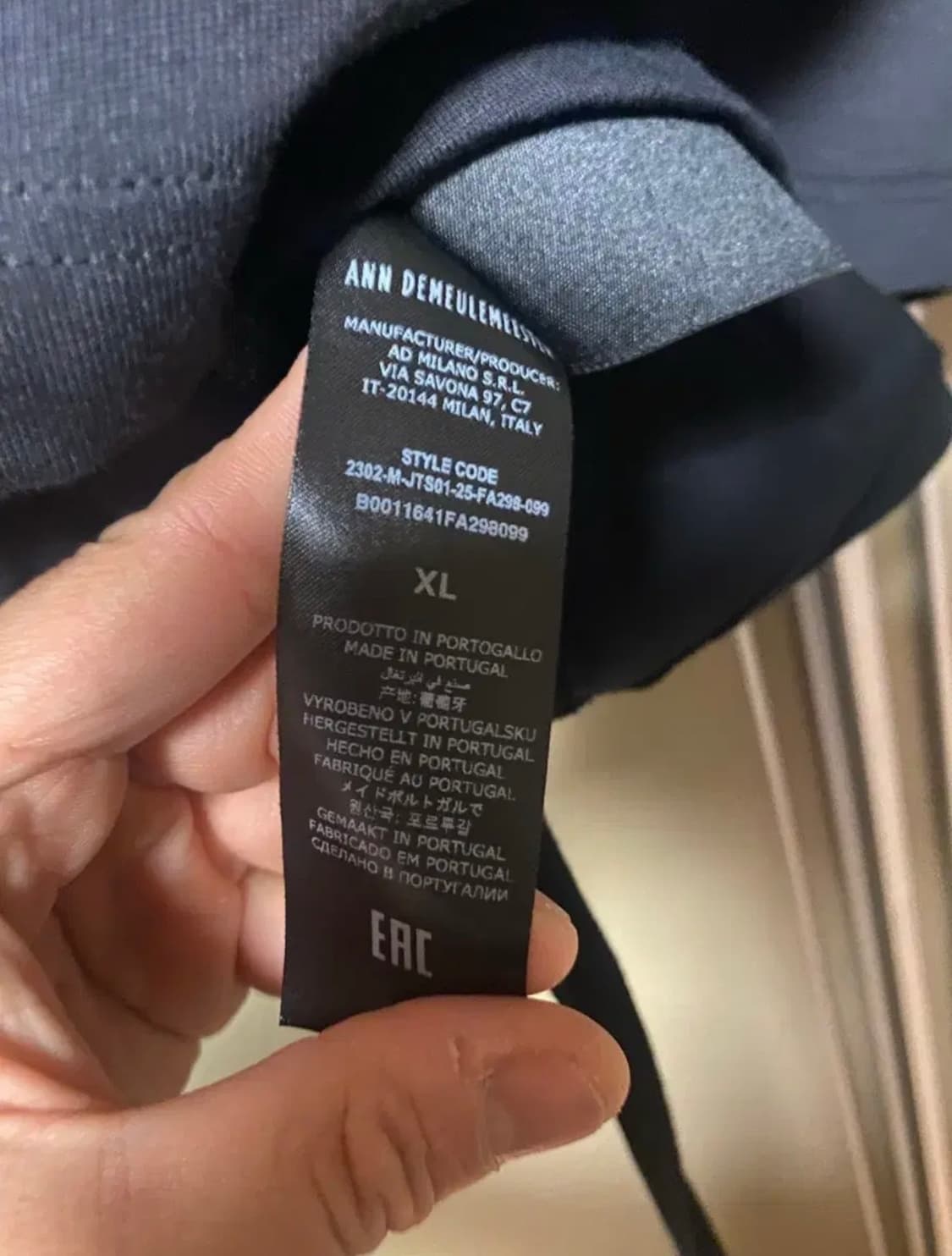 앤 드뮐미스터 오버핏 반팔 티셔츠 상품이미지4