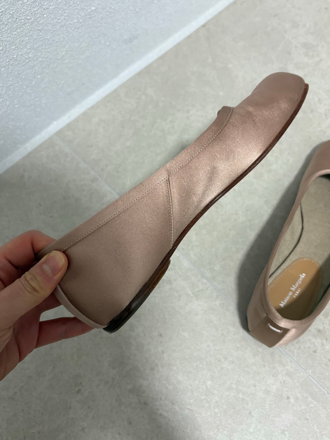 메종 마르지엘라 타비 플랫 핑크 상품이미지3