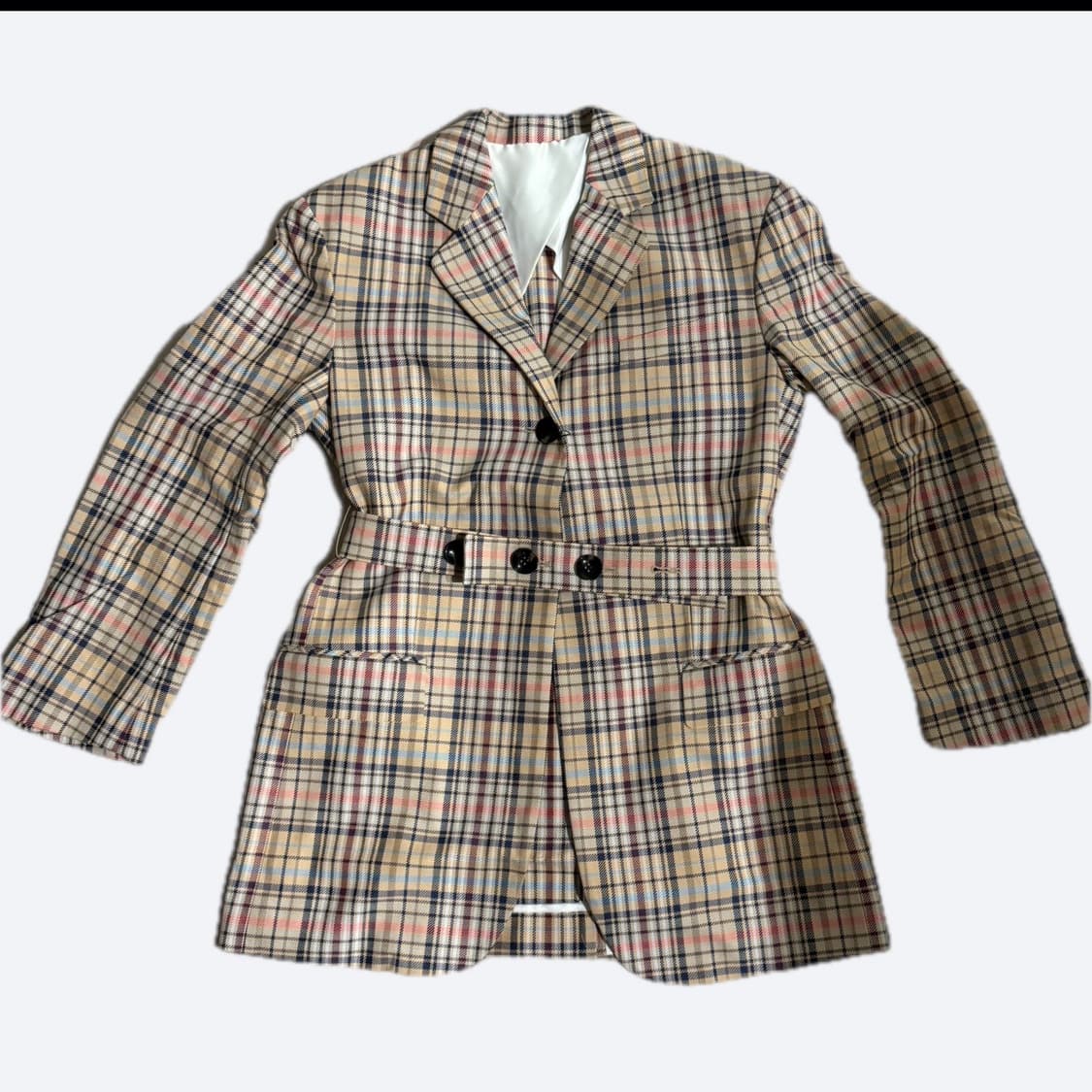 메종마레 체크 블레이저 상품이미지2