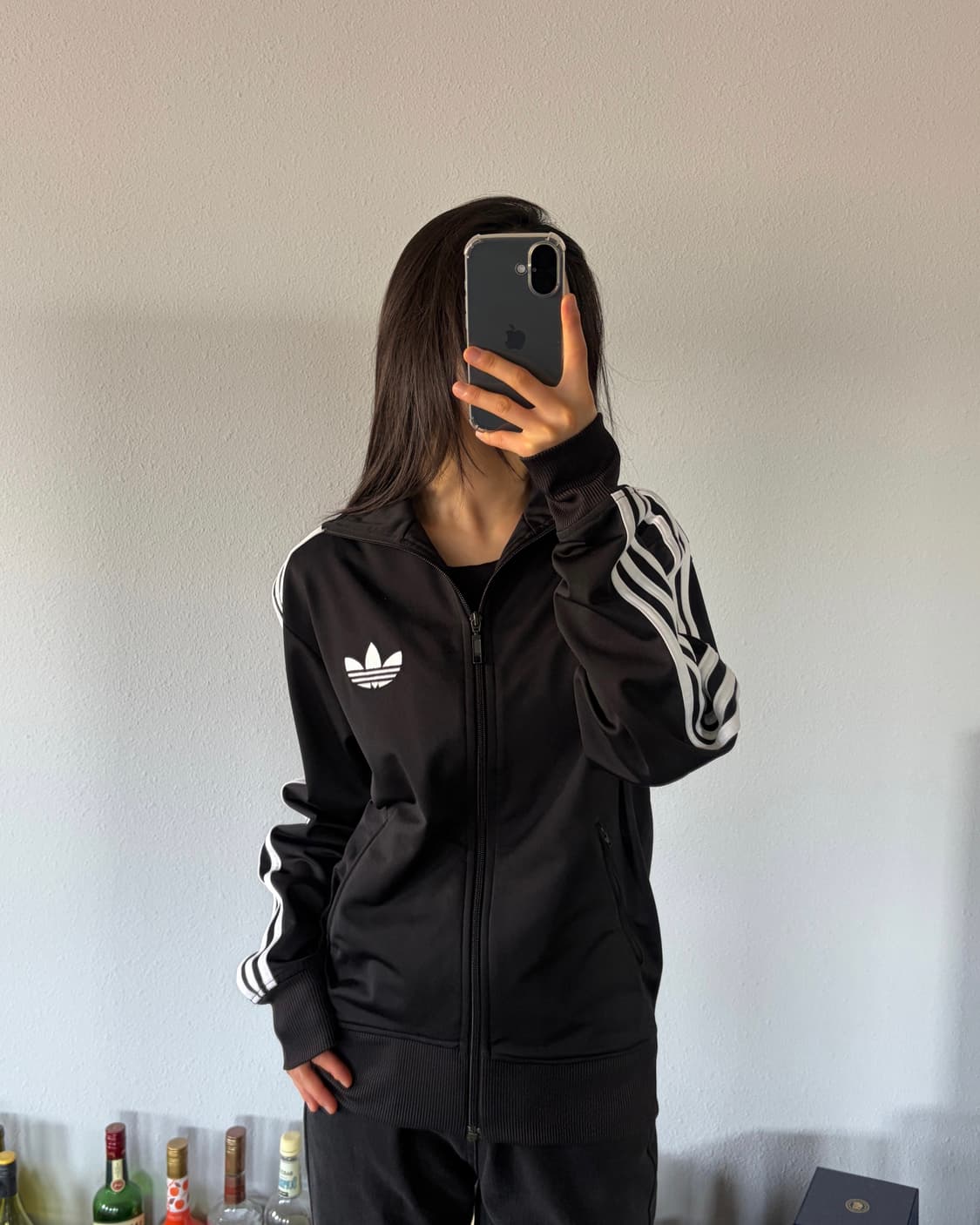 [S]아디다스 구형 파이어버드 블랙 트랙탑 져지 상품이미지1