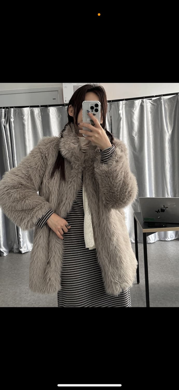 루루서울 시티 퍼자켓 상품이미지2