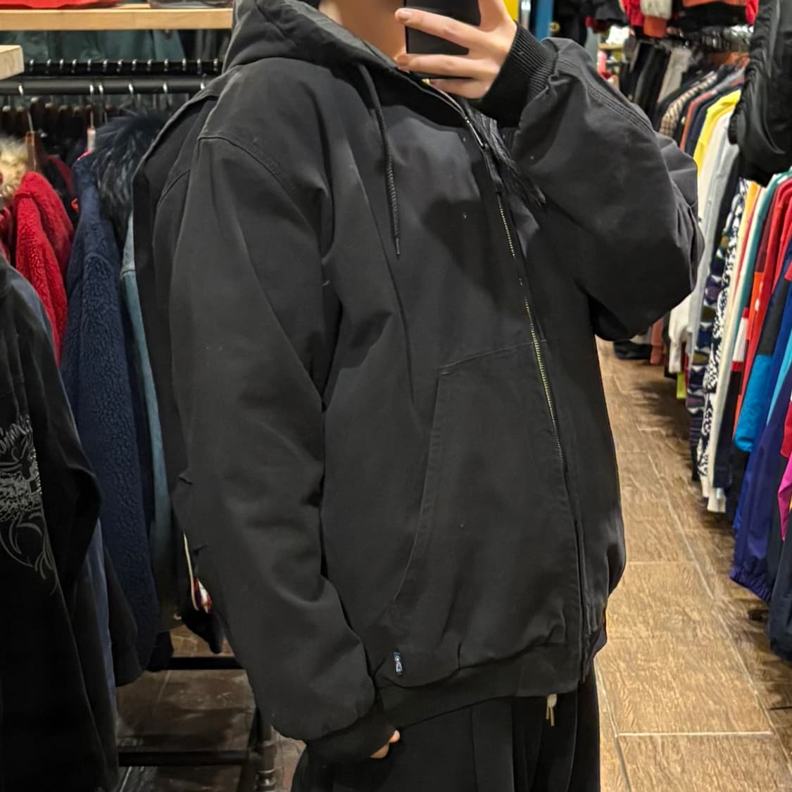 [HI] VTG 워크자켓 블랙 상품이미지4