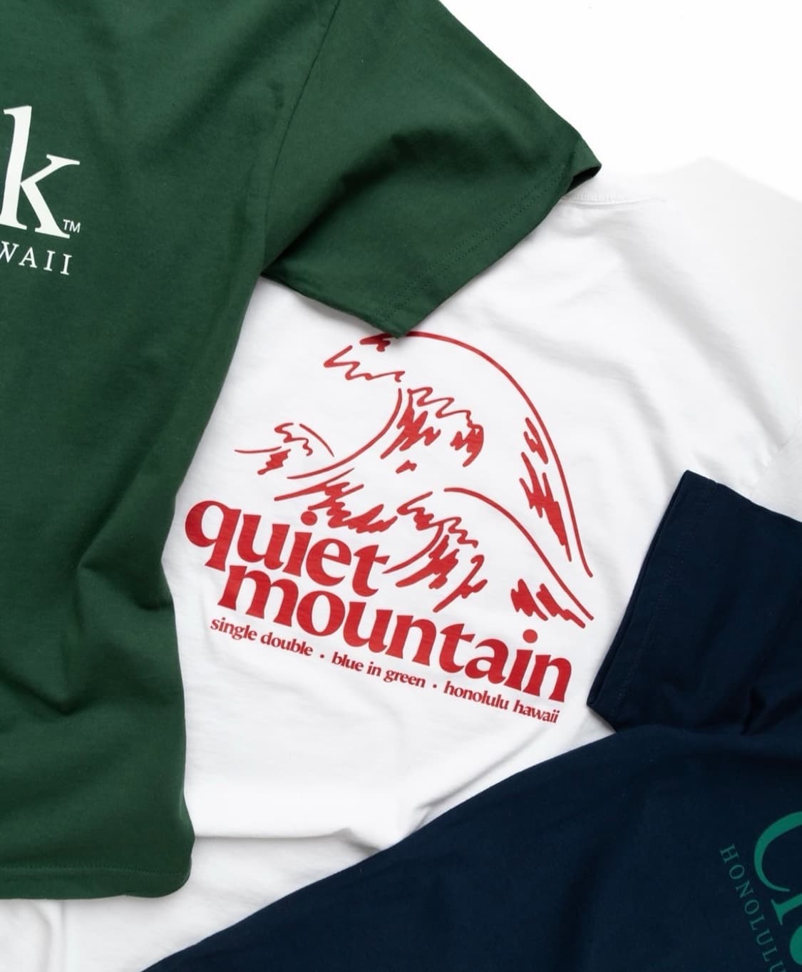Creek x Quiet Mountain 반팔 화이트 XL 상품이미지2
