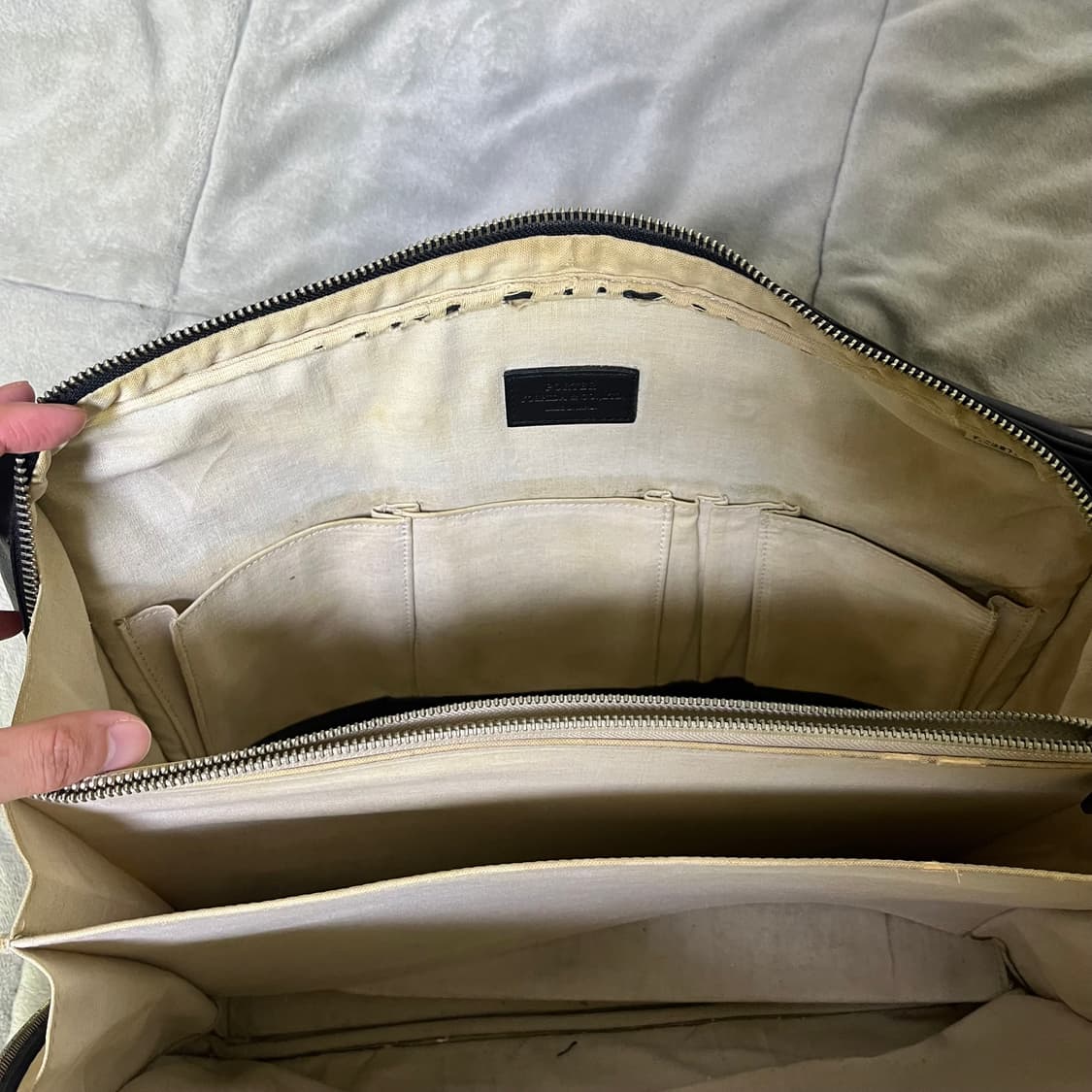 Porter 요시다 포터 레더 토트백 블랙 상품이미지7