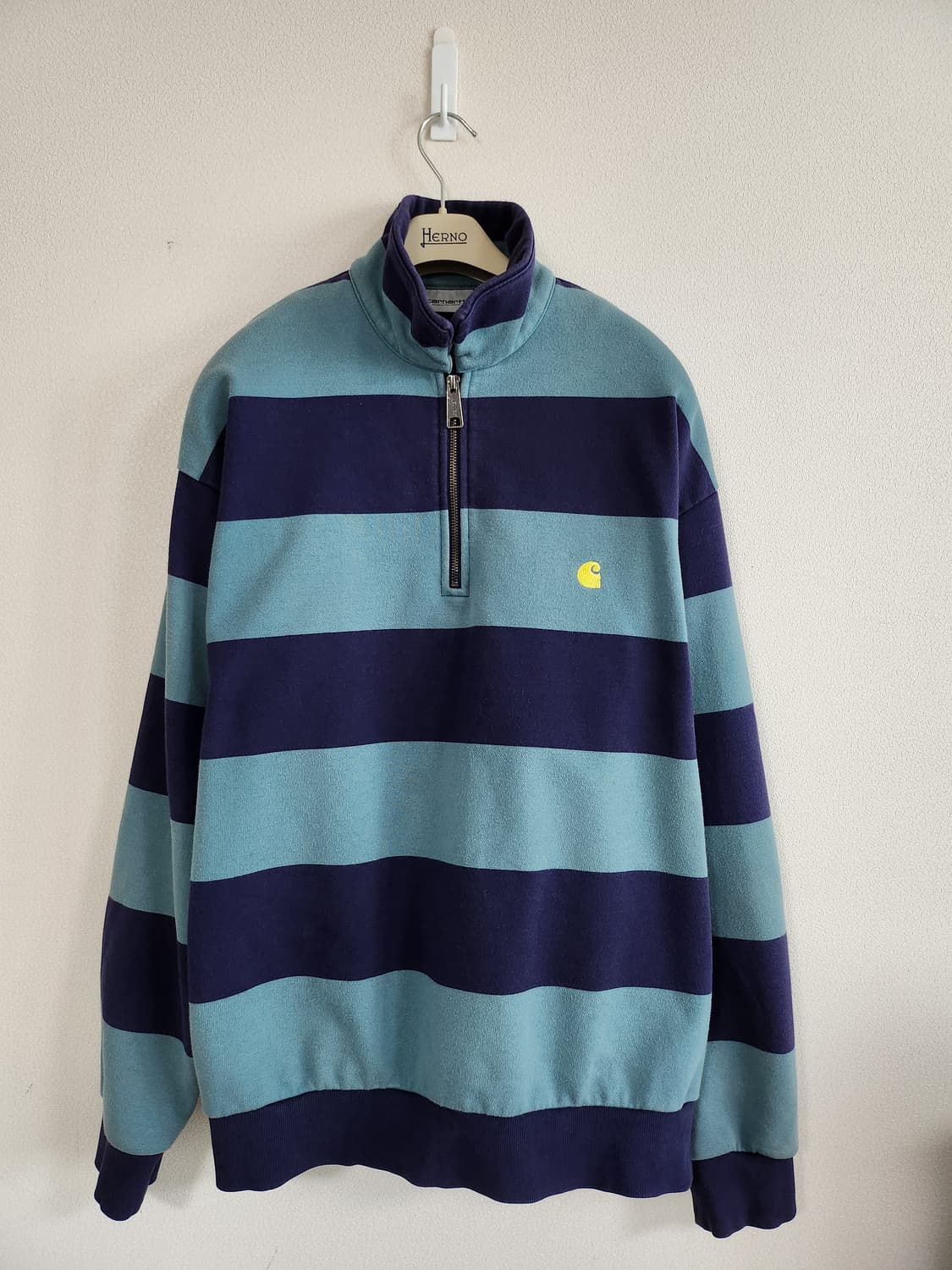 칼하트 스트라이프하프집업(XL 상품이미지1