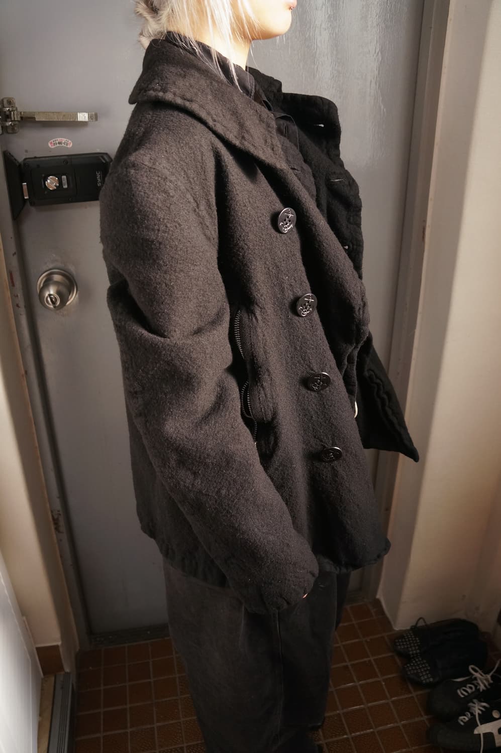 준야 와타나베 07aw 축융 피코트 상품이미지4