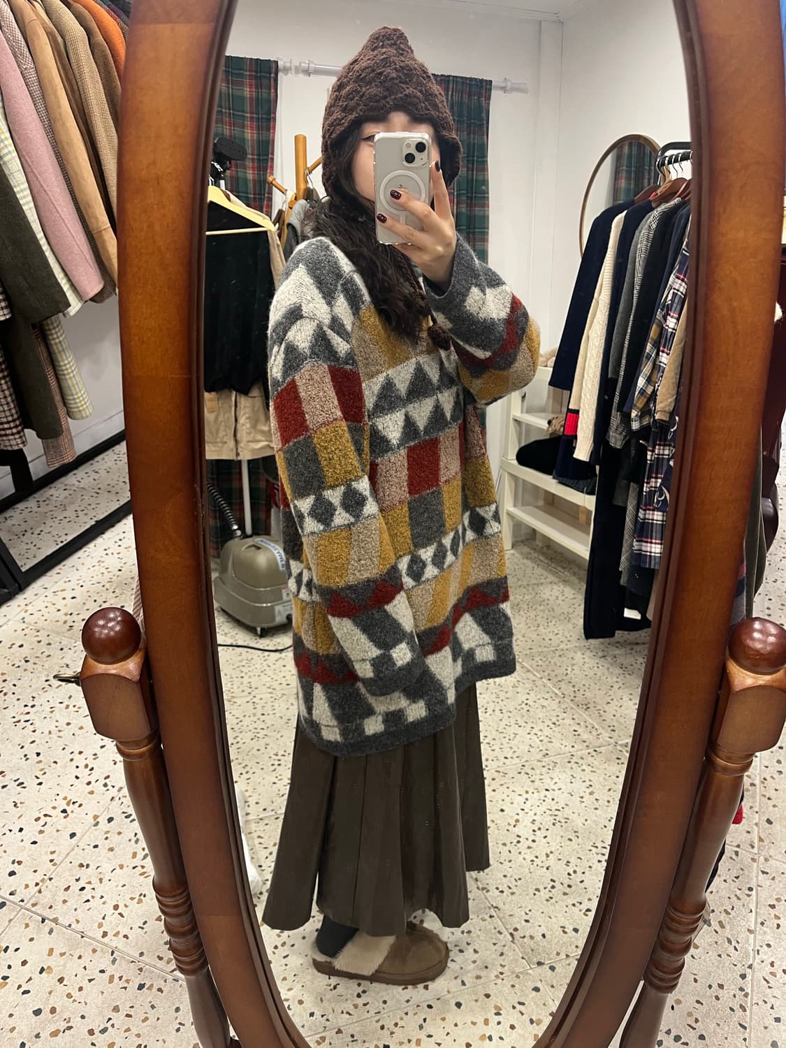 패턴 니트 스웨터 상품이미지5