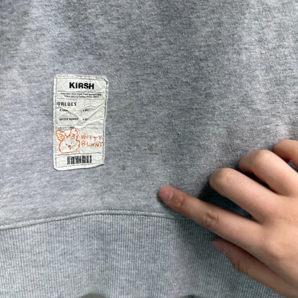 [1] 키르시 그레이 후드집업 상품이미지8