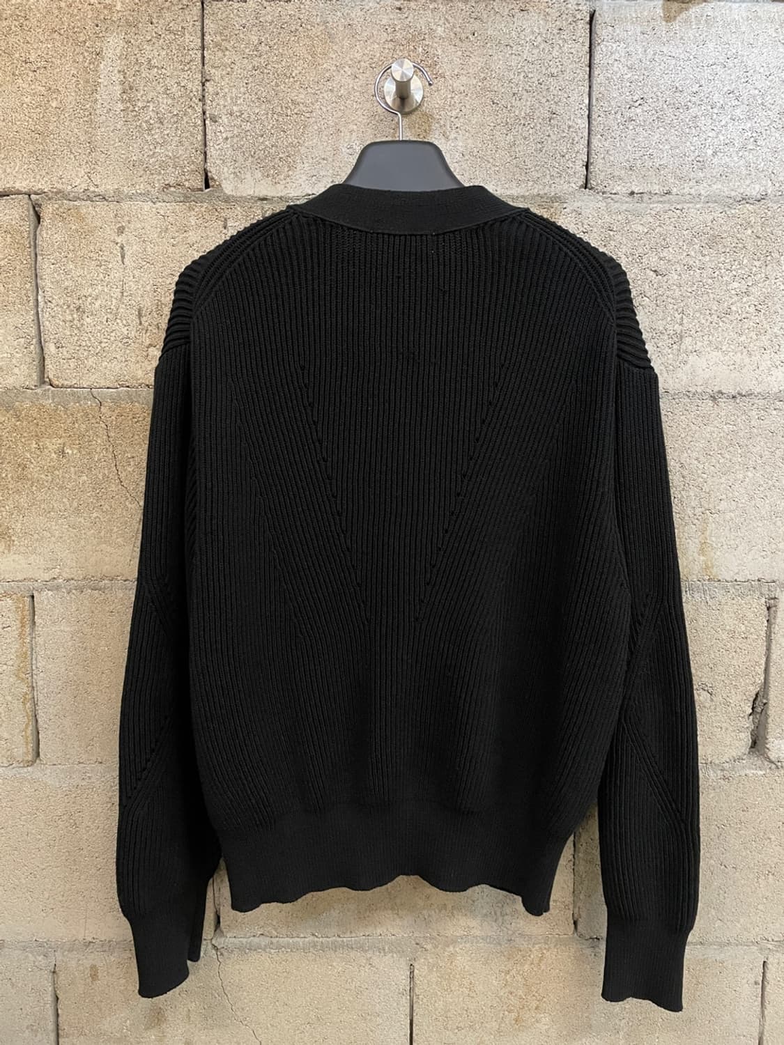 쿠어 브이넥 헤비 코튼 가디건  상품이미지3