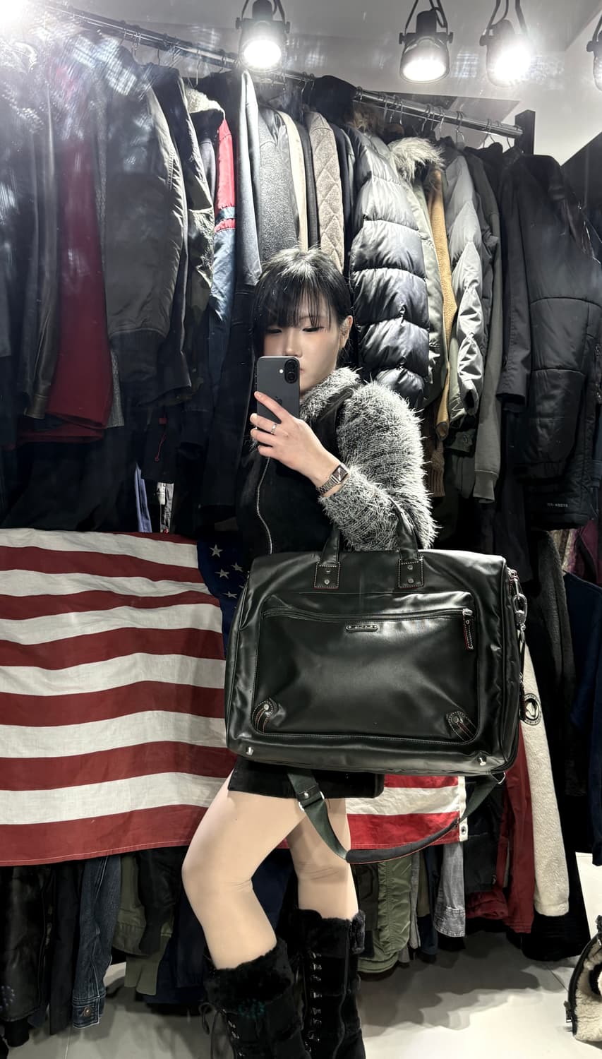 폴스미스 다크 그린 서류 가방 상품이미지3