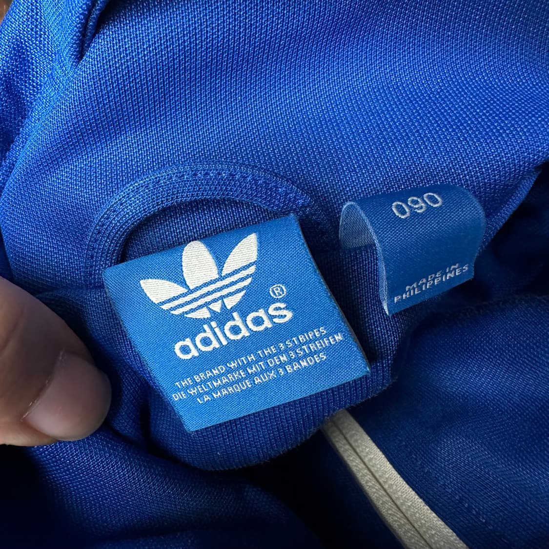 아디다스 빈티지 유로파 삼선 블루트랙탑져지 90 상품이미지3