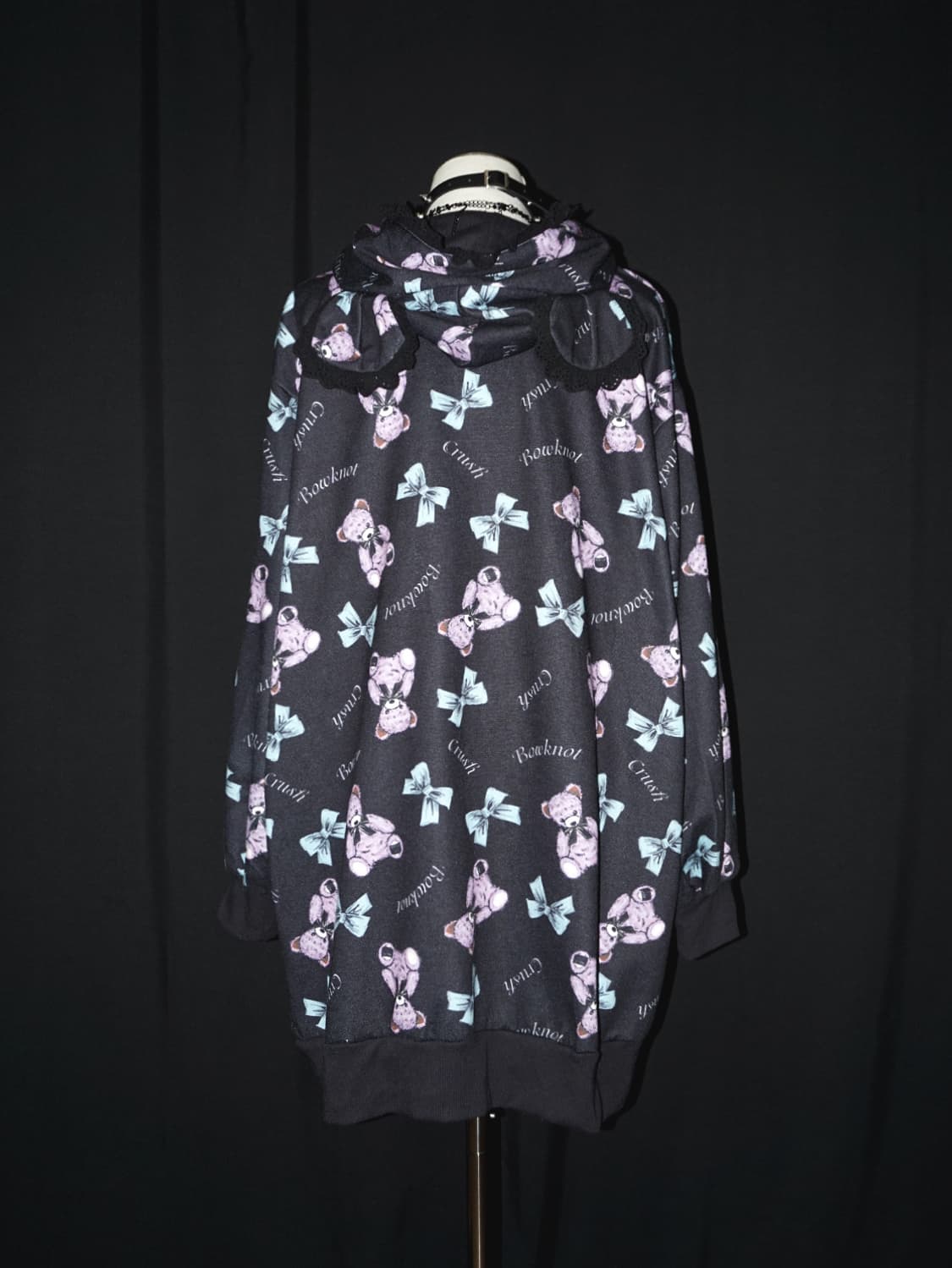 gothic teddy bear ear hood  상품이미지5