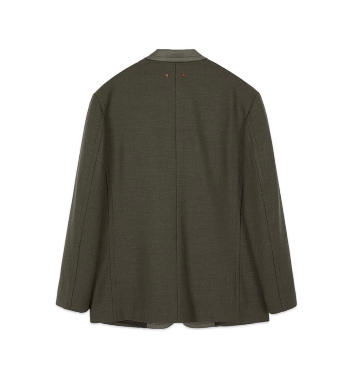 엔더슨벨 토템 22 콘트라스트 울 자켓 브라운 상품이미지2