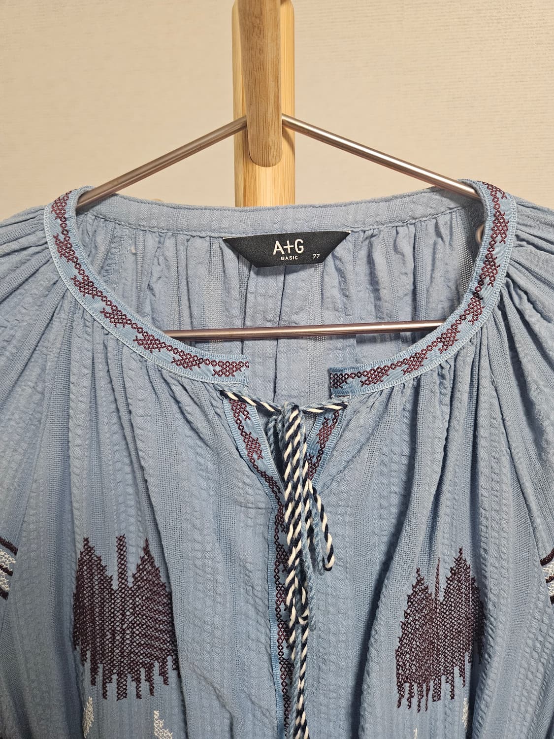 A+G 에스닉 자수 롱 원피스 상품이미지2