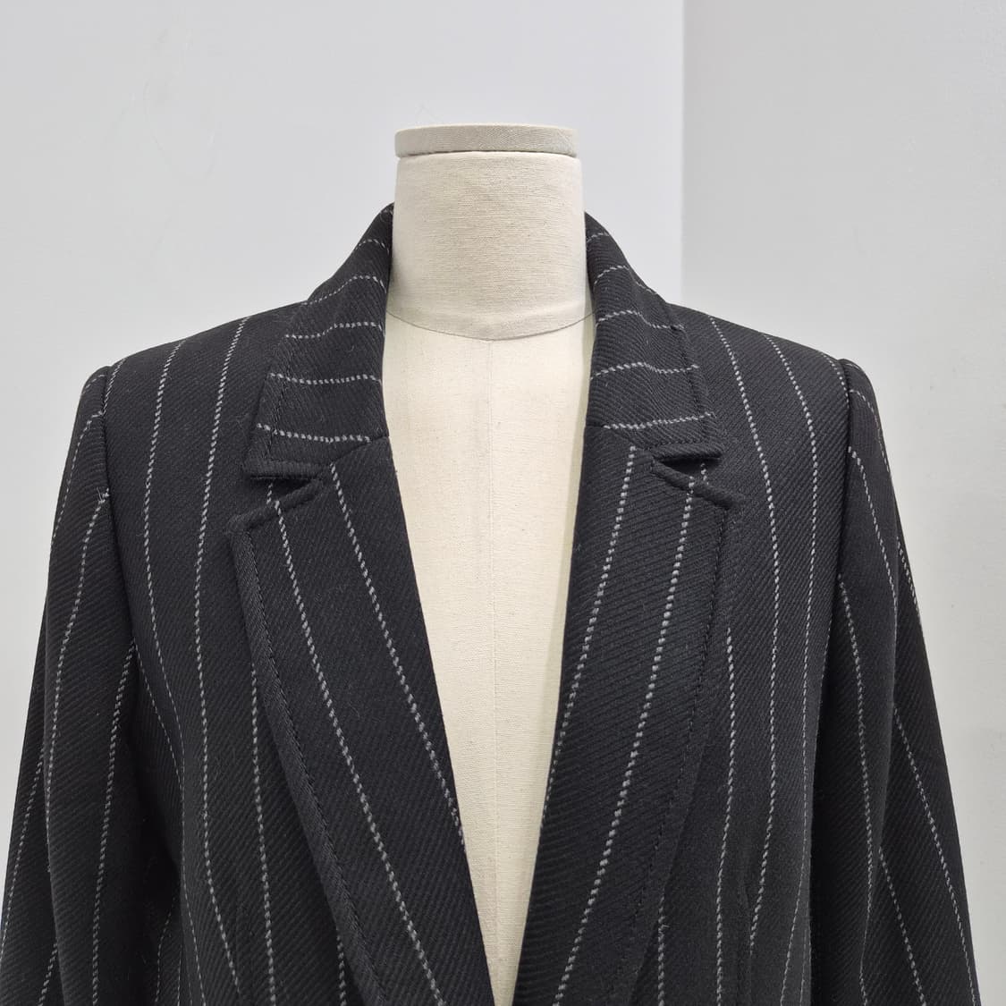 BANANA REPUBLIC 여성 스트라이프 롱 코트 상품이미지4