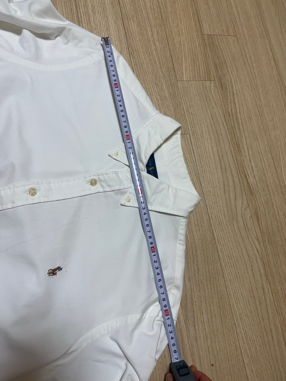 XL) 50,000원 폴로 랄프로렌 클래식핏 옥스포드 셔츠 정품 화이트 상품이미지2